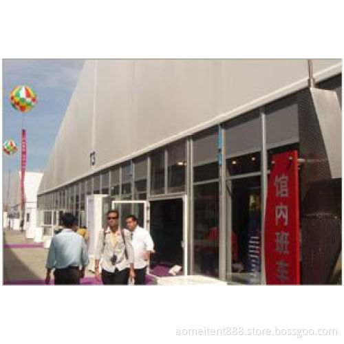 Large Commercial Exhibition Hall Marquee Event Tent with Glass Wall